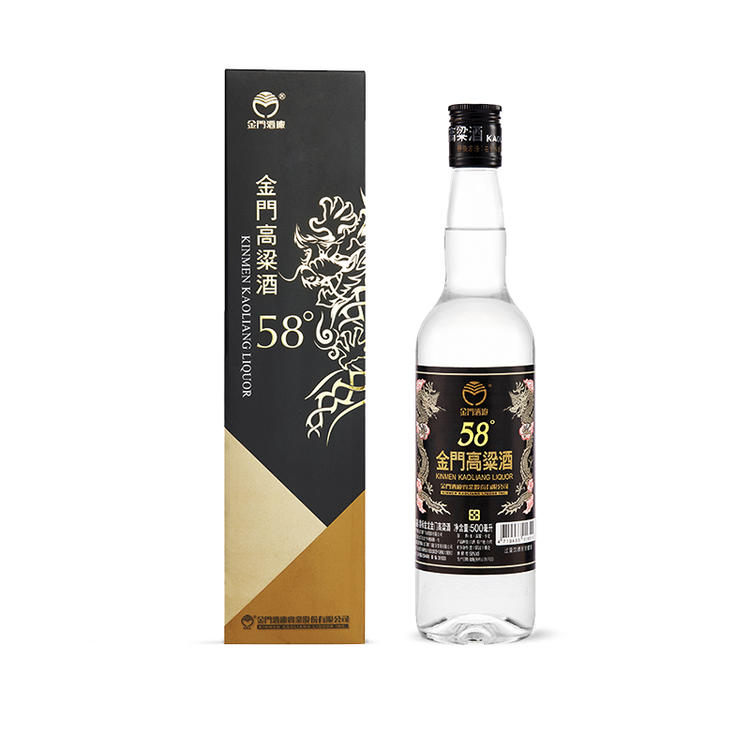 0.5L-58度金门高粱酒-黑标金龙